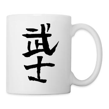 Krieger (Bushi) JAPANISCH - Tasse - Weiß - Rechts