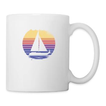 Sailor Sailing Sailboat Funny Dictons Cadeau - Mug blanc - blanc - Droite