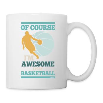 Basketballspieler - Tasse - Weiß - Rechts
