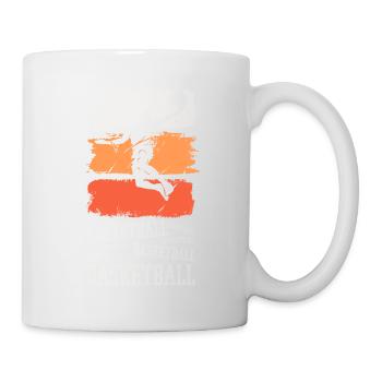 Basketteur Basketteur Dunking Vintage Retro - Mug blanc - blanc - Droite