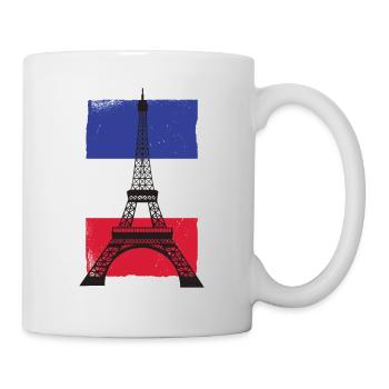 France Paris French Flag - Mug - white - Right