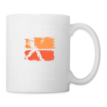 Baseball Baseballspieler USA Sport Vintage Retro - Tasse - Weiß - Rechts