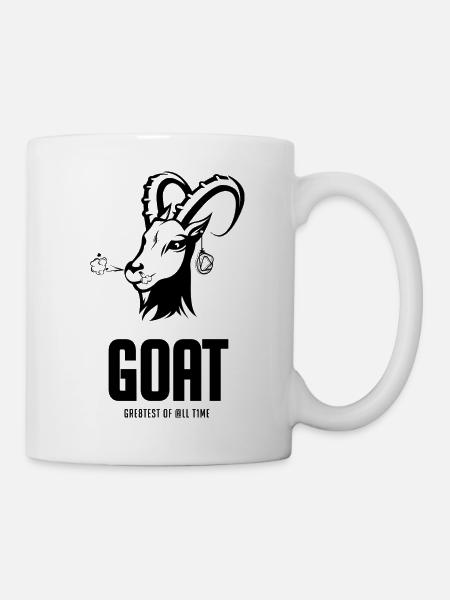 THE GOAT (Greatest of all Time) - black - Tasse - Weiß