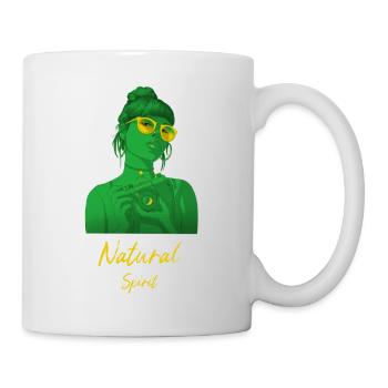 Nature Spirit Woman Photograph Natural Gift - Mug - white - Right