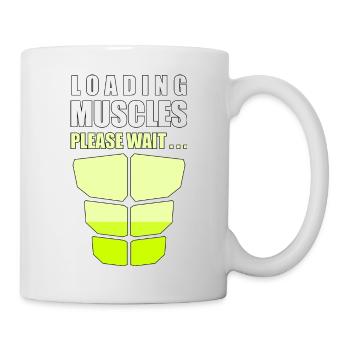 Loading muscles please wait - Mug - white - Right