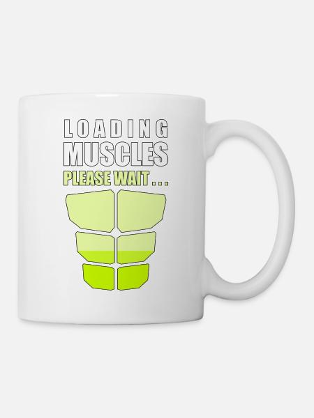 Loading muscles please wait - Mug - white