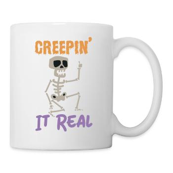 Skeleton Creepy Halloween English - Mug - white - Right