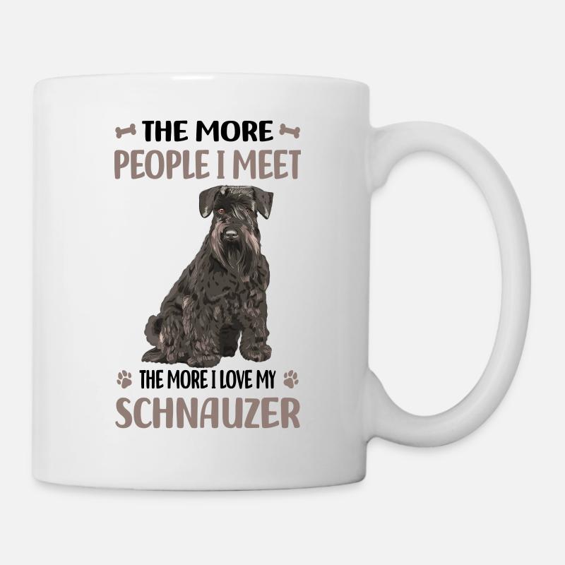 Schnauzer - Tasse - Weiß