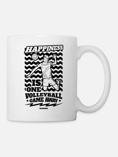 Volleyball - Tasse - Weiß
