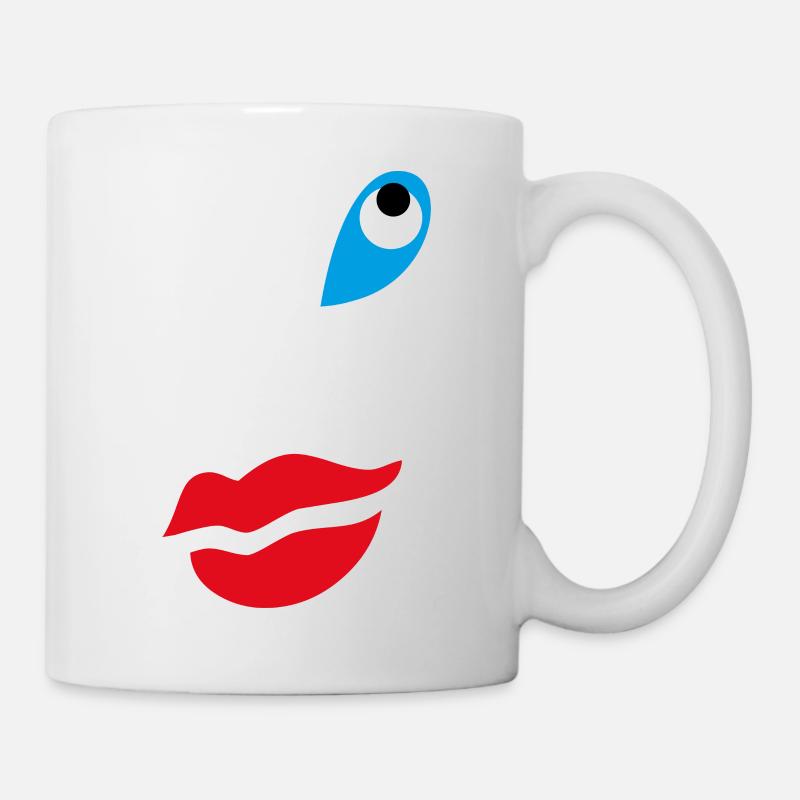 Die verträumte Chica - Tasse - Weiß