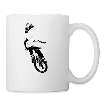 BMX Race Racing MTB Motocross - Tasse - Weiß - Rechts
