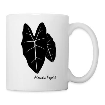 Alocasia Frydek - Tasse - Weiß - Rechts