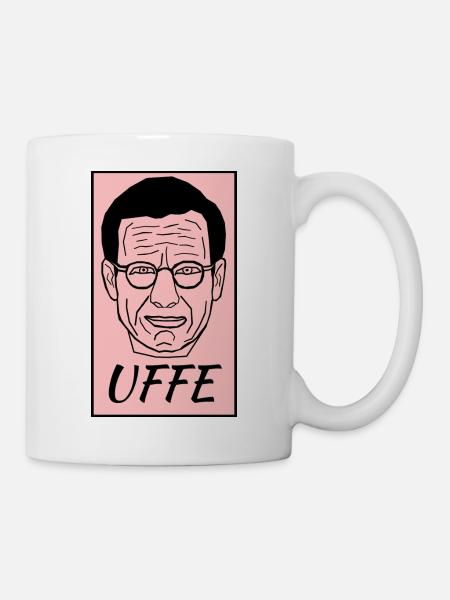 Ulf Kristersson - Sveriges statsminister - Rosa - Mugg - vit
