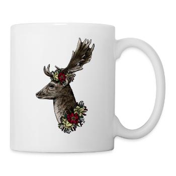 Hirsch. | annie. - Tasse - Weiß - Rechts