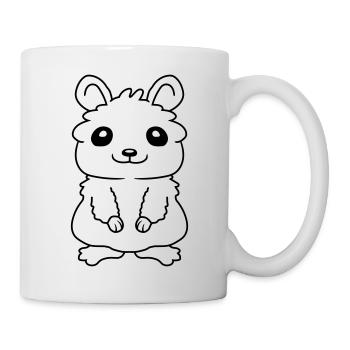 Dear little cute hamster - Mug - white - Right