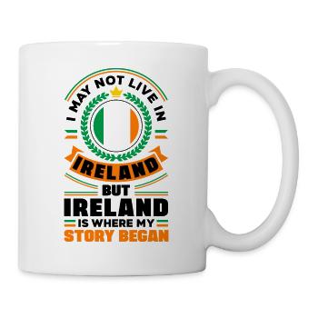 Irlande Irlande Irlande Drapeau Irlande Animal national - Mug blanc - blanc - Droite