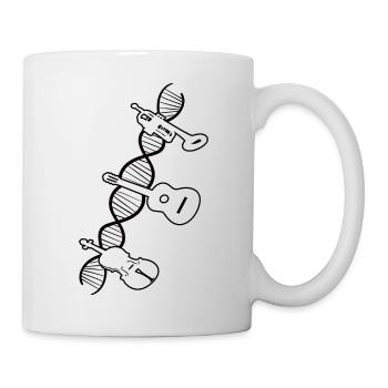 Musik Music Musiklehrer Spruch Musizieren Musiker - Tasse - Weiß - Rechts