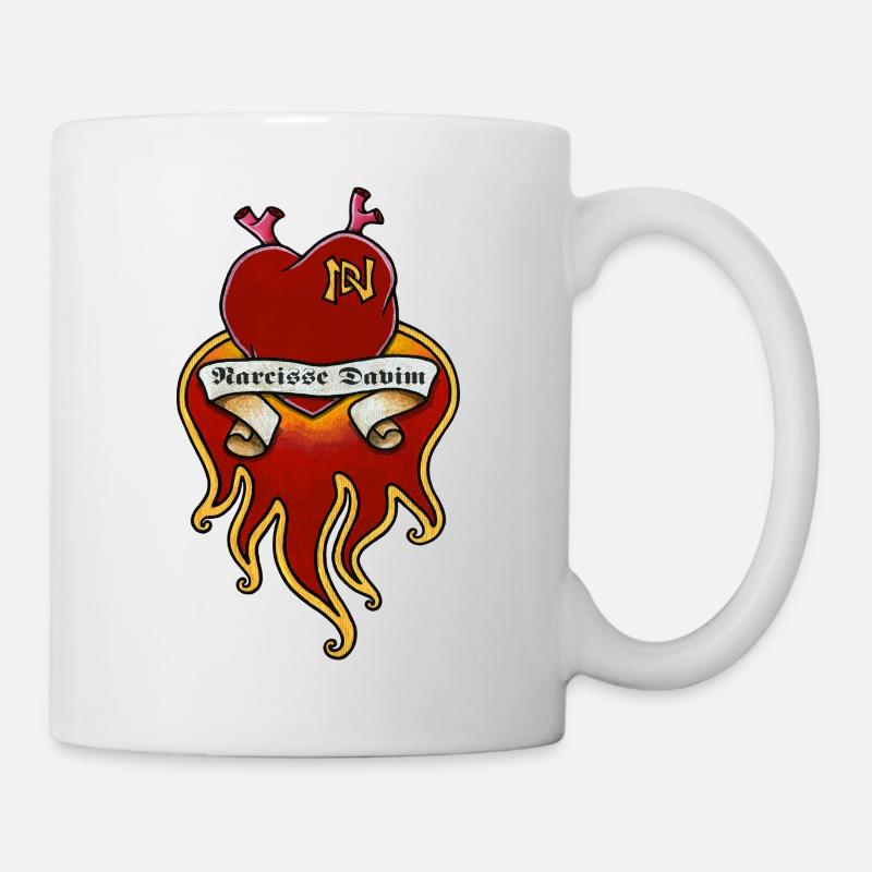HEART - Mug - white