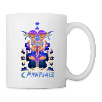 I Love Camping - Tasse - Weiß - Rechts