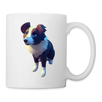 Border Collie Dog - Border Collie - Mug - white - Right