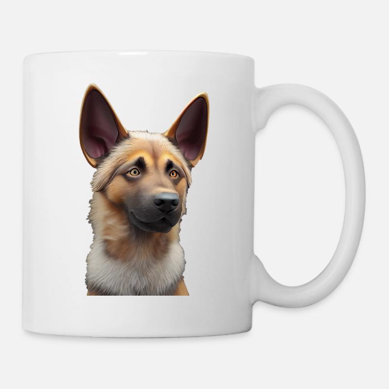 Malinois Dog - Malinois - Mug blanc - blanc