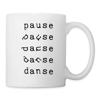 Danse - Mug blanc - blanc - Droite