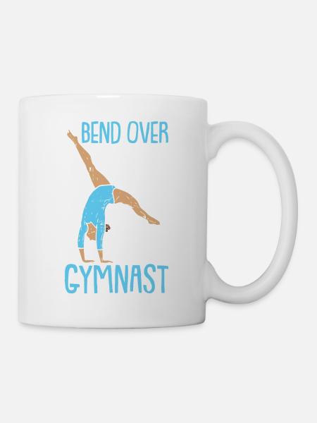 Gymnastik Turnen und Kunsturnen Akrobatik Sport - Tasse - Weiß