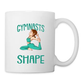 Gymnastik Turnen und Kunsturnen Akrobatik Sport - Tasse - Weiß - Rechts