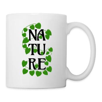 Nature avec vrille - Mug blanc - blanc - Droite