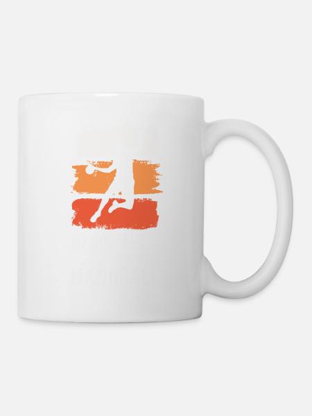 Handball Handballspieler Handballer Vintage Retro - Tasse - Weiß
