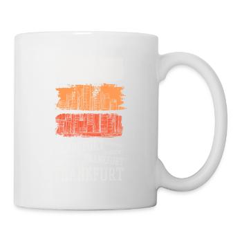 Frankfurt Germany City Skyline Vintage Retro - Mug - white - Right
