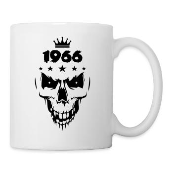 1966 Totenkopf - Tasse - Weiß - Rechts
