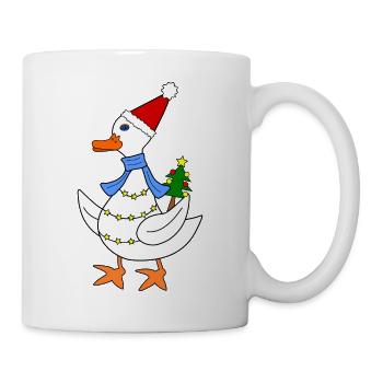 Noël de l’oie - Mug blanc - blanc - Droite