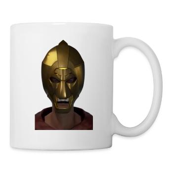 The king with the gold face - Mug blanc - blanc - Droite