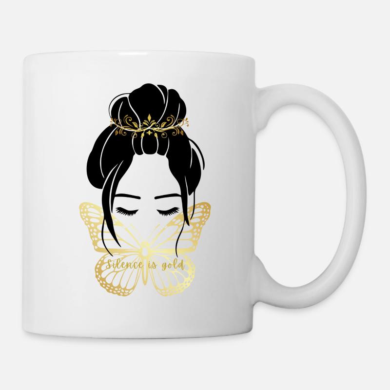 Silence is gold - Mug - white