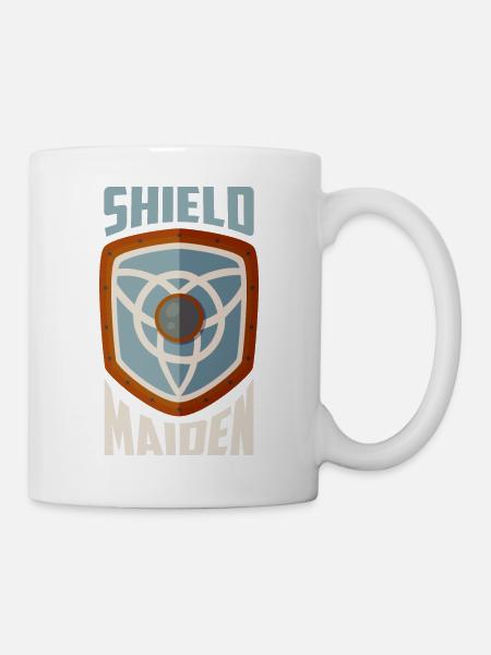 Shield Maiden Vikings Norse - Tasse - Weiß