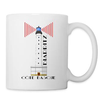 BIARRITZ LIGHTHOUSE - BASQUE COUNTRY - Mug - white - Right