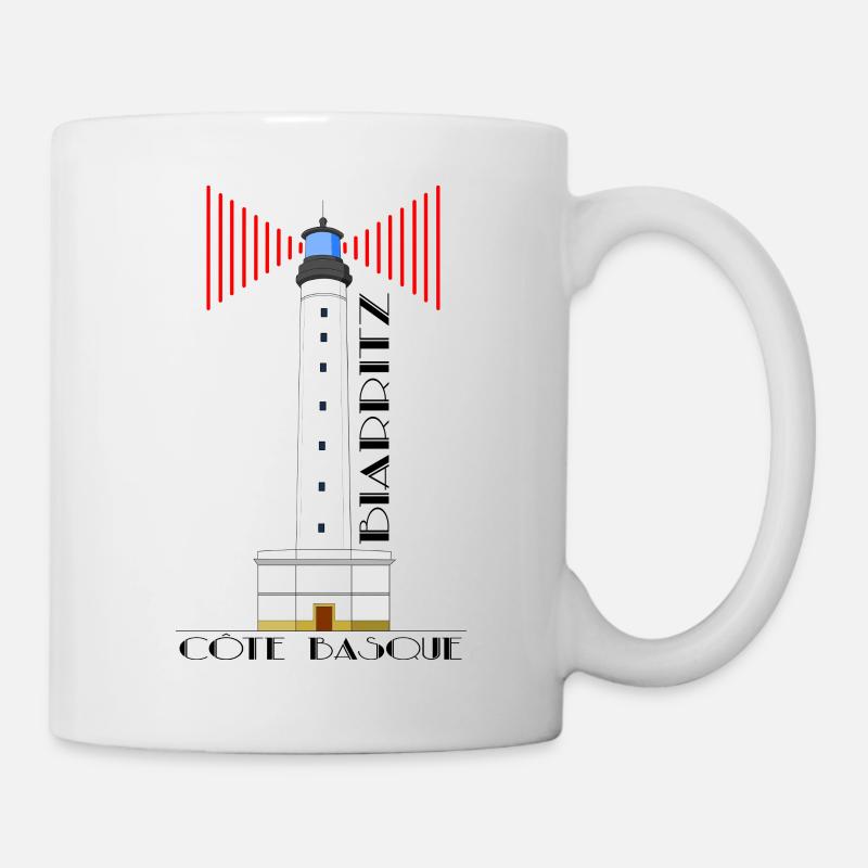 LEUCHTTURM VON BIARRITZ - BASKENLAND - Tasse - Weiß