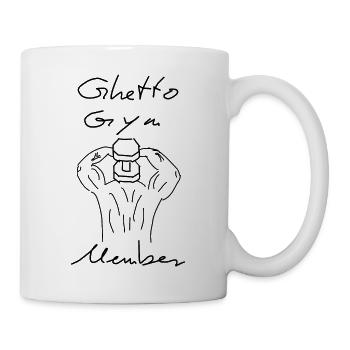 GYM Shirt Brain Gain - Tasse - Weiß - Rechts