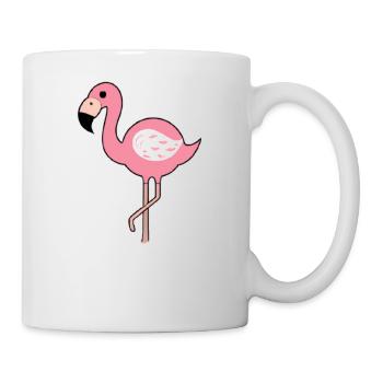 Flamingo gift idea pink pink pink - Mug - white - Right