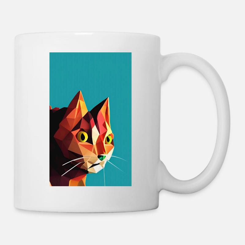 Cat AI Generated Art - Tasse - Weiß