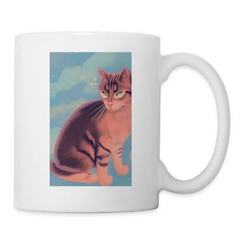 Cat AI Generated Art - Mug - white - Right