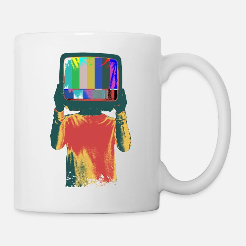 Responsable TV Art surréaliste - Mug blanc - blanc