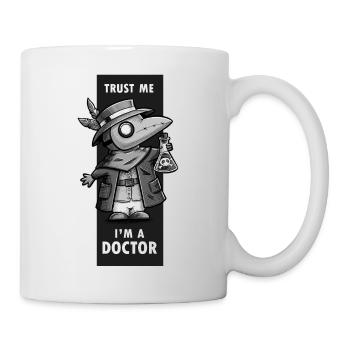 Médecin de la peste - Mug blanc - blanc - Droite
