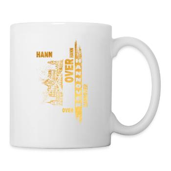Hanover Germany City Skyline Font Gold - Mug - white - Right
