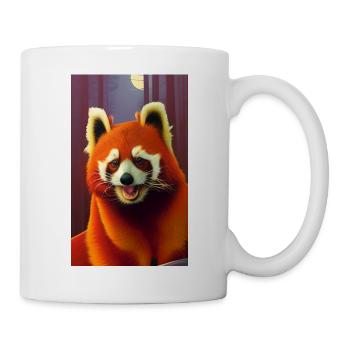 Red Panda Roter Panda, Katzenbär, Bärenkatze - Tasse - Weiß - Rechts