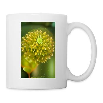 Blooming fantasy alien flower on a strange planet - Mug - white - Right