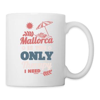 Majorque est la seule thérapie dont j’ai besoin - Mug blanc - blanc - Droite