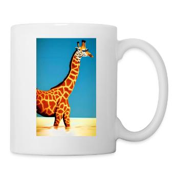 Cool Dessin Comique Girafe Girafe - Mug blanc - blanc - Droite