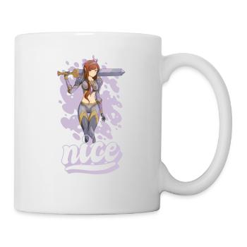 Nice Anime Warrior - Mug blanc - blanc - Droite
